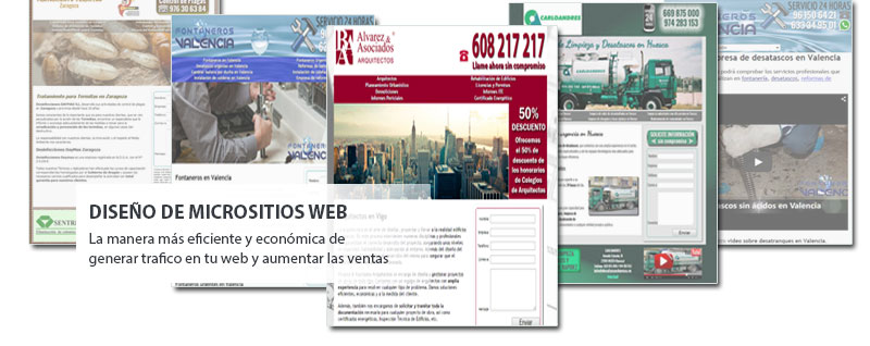 Diseño Micrositios web en Salamanca